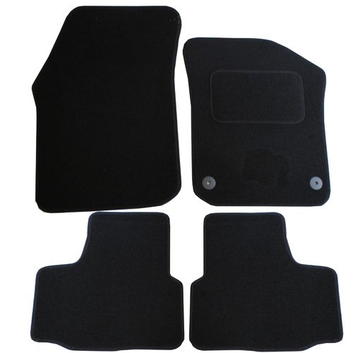 JVL 2653 Fully Tailored Car Mat with 2-Clips, Set of 4