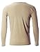 FLATSEVEN Men's Slim Fit Casual Long Sleeve Henley T Shirt (THL100) Beige, L