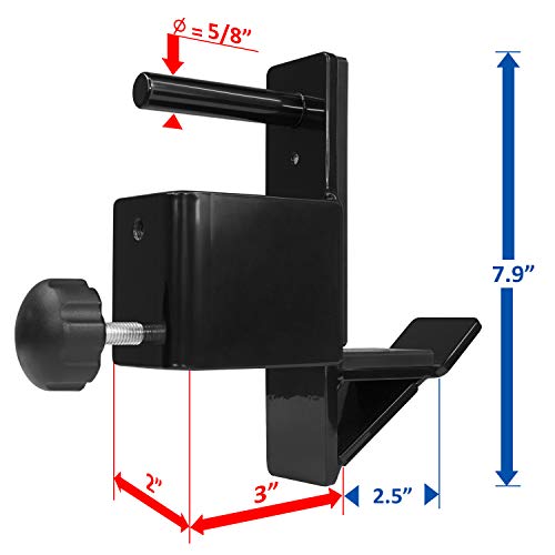 Yes4All JHooks Barbell Holder for Power Rack J Hook Weight Rack