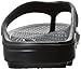 Spenco Women's Fusion 2 Sandal Flip-Flop, Black, 8 M Medium US