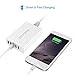 dodocool USB Charger 5 Ports Desktop Charging Station with Dual Quick Charge 3.0 Ports & 3 USB Ports 60W for Samsung Galaxy S7/S6/Edge, LG G5, iPhone, iPad, Nexus 6P & More