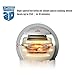 Hometech Patented 1200W 13L Spaceship Air Fryer Deep Fryer (Healthy No Fat Oil-Free, 6 One-touch Cooking Options, Far Infrared 3D Heating Technology for Kitchen Cooker), White