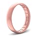 Enso Rings Thin Elements Silicone Ring – Stackable Wedding Engagement Band – 4.3mm Wide, 1.75mm Thick (Rose Gold-Colored, 4)