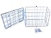 Wald Rear Folding Bicycle Basket (12.75 x 7.25 x 8.5, Silver) W582