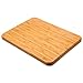 Bamber Large Size Bamboo Serving Tray, Rectangular, 15.5 x 11.8 x 0.8 Inches