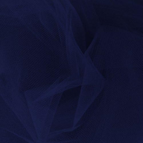 108'' Apparel Grade Tulle Navy, Fabric by the Yard