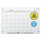 Quartet Infinity Magnetic Glass Calendar Board, 36