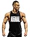 Gillbro Mens GYM Muscle Workout T-Shirt Bodybuilding Tank Top Animal Pattern