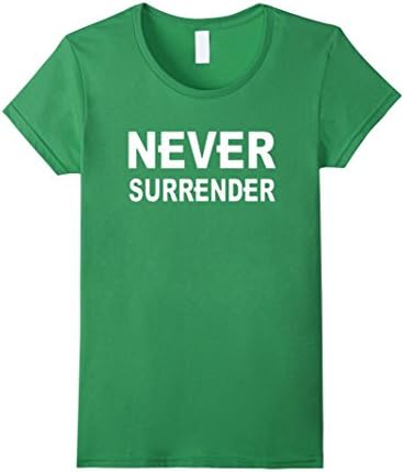 Womens NEVER SURRENDER TSHIRT XL Grass