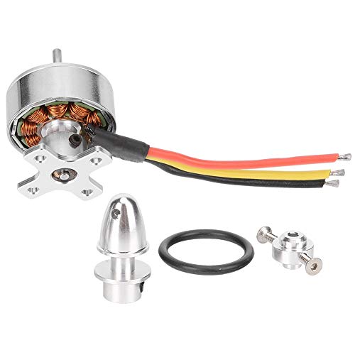 Brushless Motor, RC Brushless Motor Accessory Fit for KT Board Foam FixedWing Aircraft Airplane(1700kv)