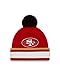 NFL San Francisco 49ers Team Relation Knit Beanie, One Size, Red