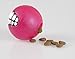 Rogz Fun Dog Treat Ball in various sizes and colors, Medium, Pink