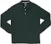 French Toast School Uniform Boys Long Sleeve Pique Polo Shirt, Hunter Green, Medium (8)