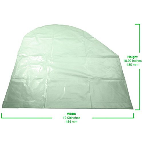 Microscope Dust Cover, Light Green Transparent, Full Size Standard Microscopes 485x480mm (19.09x18.9inch), BoliOptics MA02022101