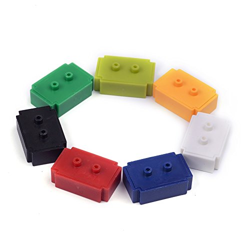 Cylewet 55 Tie Points Mini Solderless Bread Board PCB Circuit Board for Arduino 3 x 2cm (Pack of 7) CYT1030
