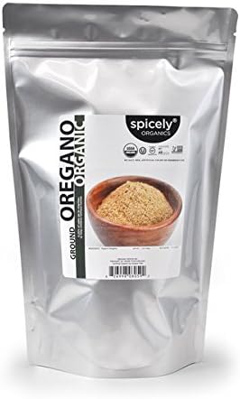 Spicely Organic Oregano Ground 12 Oz Bag Certified Gluten Free