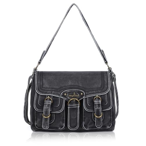 Angel Kiss Purses and Handbags for Women,Vegan Leather Hobo Purses Crossbody Hobo Bag Tote Satchel Handbags