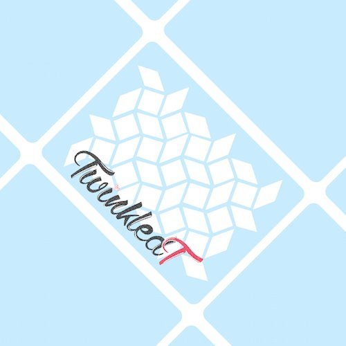 Original Diamond Stencils Nail Vinyls By Twinkled T - 1 Sheet of 16 Stencils