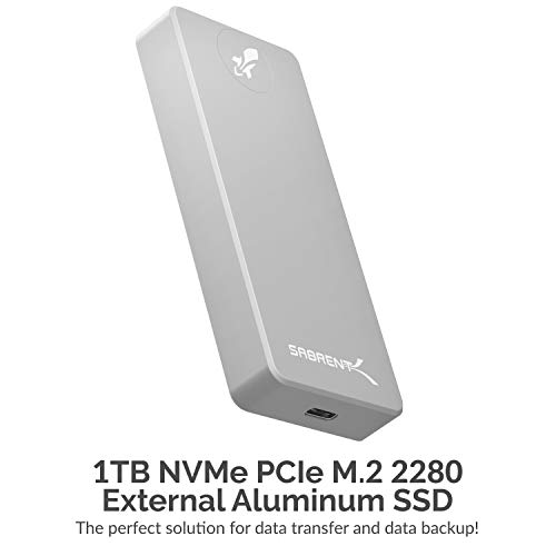 SABRENT Rocket Pro 1TB USB 3.1 Externe Aluminium SSD (SB-1TB-PRO) - Image 3