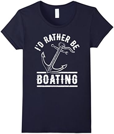 I'd Rather Be Boating Shirt: Love Boat Lake River T-Shirt