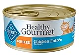 Blue Buffalo Healthy Gourmet Natural Adult Wet Cat Food, Grilled Chicken 5.5-oz cans (Pack of 24)