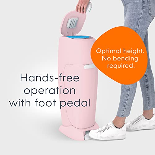 Diaper Genie Complete Diaper Pail (Pink) with Antimicrobial Odor
