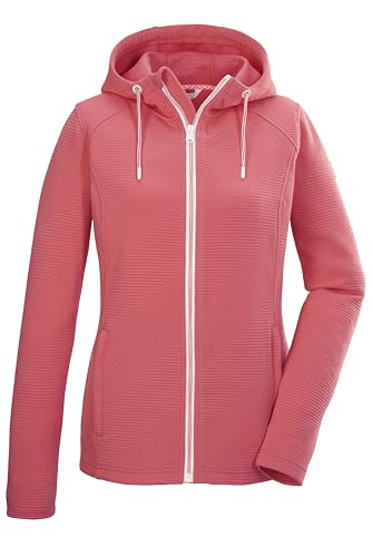 killtec Damen Powerstretchjacke mit Kapuze KOS 33 WMN FLX JCKT, sunset pink, 44, 42851-000