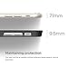 elago® [Outift Matrix][Black/Dark Grey] - [Premium Hybrid Construction][Brushed Aluminum][Spark Design Award] - for iPhone 6/6S Plus