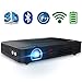 WOWOTO T8E Full HD Mini Portable Projector WiFi&Bluetooth Home Theater Projector Support 1080P Max300