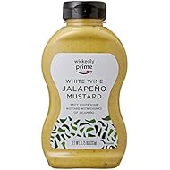 Wickedly Prime Mustard, White Wine Jalapeno, 11.75 Ounce