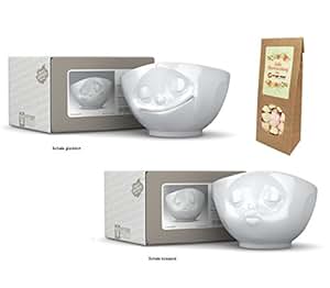 Cáscara de la televisión de tazas de café, cuencos para cereales 2er