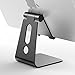 Skomet Aluminum Adjustable Multi-Angle Phone Stand, Holder, Dock - for iPhone, Samsung, and Other Smartphone Devices - Black