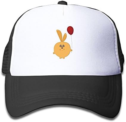 Rabbit Cute Cartoon Balloon Kid's Classic Mesh Baseball Hat(One Size)
