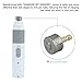Rusee Quiet Dog Nail Grinder,Electric Noise Free Pet Nail Grinder,Grooming Nail Clippers Trimmer for Large Small Medium Dogs with 2 Diamond Grinding Wheel