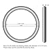 Elantrip Leather Steering Wheel Cover 14 1/2 inch to 15 inch Universal Anti Slip Odorless Cool for Car Truck SUV Jeep Black