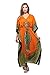 Riviera Sun 21754-ORG-L-XL Long Dashiki Caftan/Caftans for Women Orange