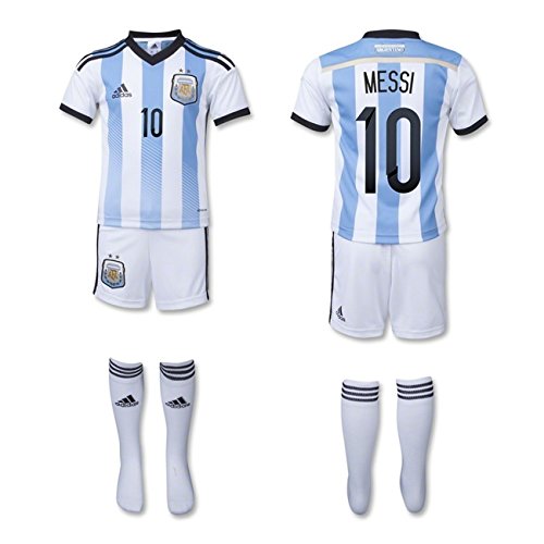 (Messi 10) Argentina World Cup Home Mini Kit 2014-15 (2T)