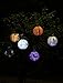 Gaekce Halloween Decorations Paper Lanterns with LED Light for Holiday Home Party, 6 Pcs, Bats,Spiders, Skeleton, Jack-O, Castle, with Halloween Goodie Bag