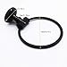 Retro Industrial Pipe Hand Towel Holder Wall Mount Round Towel Rack Bathroom Décor
