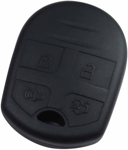 KeyGuardz Black Rubber Keyless Entry Remote Key Fob Skin Cover Protector