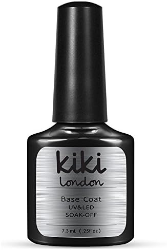 Kiki London Top and Base, Matte Coats UV LED Soak Off Gel Nail Polish Varnish Salon Specialist for French Manicure 7.3ml and Large 15ml - Preimum Collection (7.3ml Base Coat)