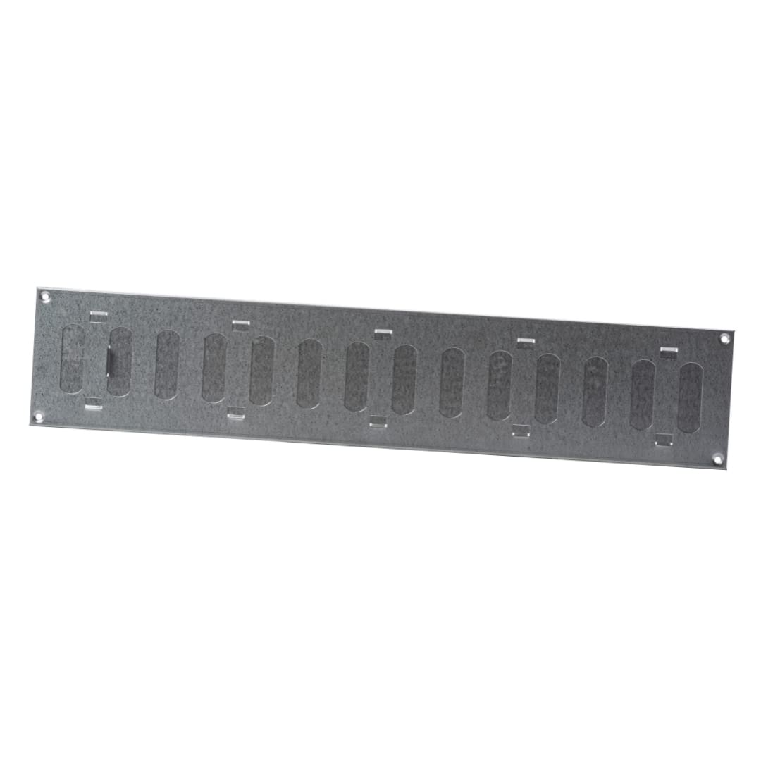 500x100 mm (20x4") Sliding Grille Made of Sheet Steel, galvanised Ventilation Grille, Made by Europlast — image 1