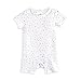 aden by aden + anais Baby S/s Side Button Playsuit; Spotdot; 6-9M