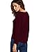 SheIn Women's Lace Up Curved Hem Long Sleeve T-shirt Top