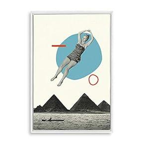 Framed Abstract Colorful Home Artwork for Living Room Bedroom