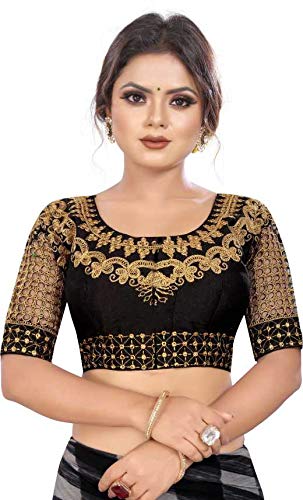 Women's Embroidered Blouse Sleeves Design Readymade Blouse For Saree Blouse And Lehenga Choli