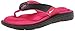 Nike Women's Comfort Thong Black/Vivid Pink/White Sandal 5 B - Medium