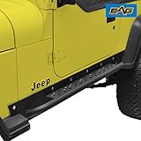 EAG Rock Slider Rocker Guard Nerf Bar Step Armor Fit for 87-95 Jeep Wrangler YJ
