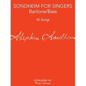 Sondheim For Singers: Baritone/Bass: 40 Songs