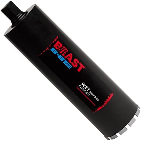 BEAST Wet Hi Speed Diamond Core Drill Bit - 6" Concrete/Hard Aggregate Hole Saw with Sintec High Speed Drilling & Thin Kerf Design - 10060